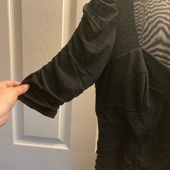 Black plus size corset dress - Picture 3 of 4